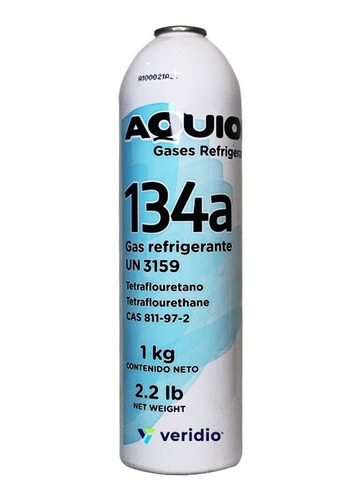 Gas Refrigerante Lata Aquion 134a 1 Kg