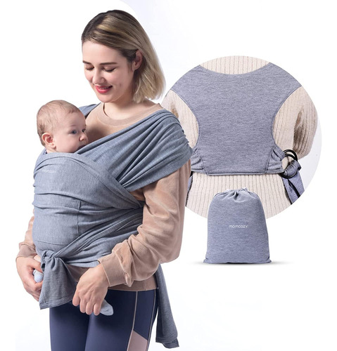 Momcozy Baby Wrap Carrier Slings, Fácil De Usar, Portabebés 