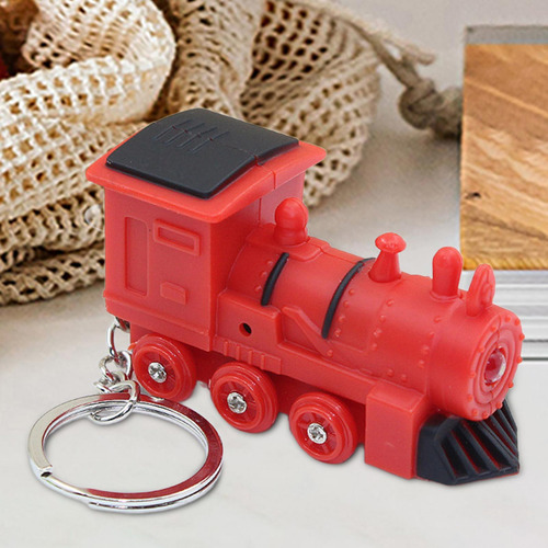 5 Llavero Led Mini Tren Charm Light Llavero Tren Pequeño
