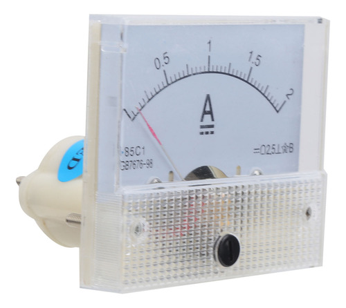 Panel Medidor De Corriente Continua Tipo Puntero 85c1 0 ~ 2a