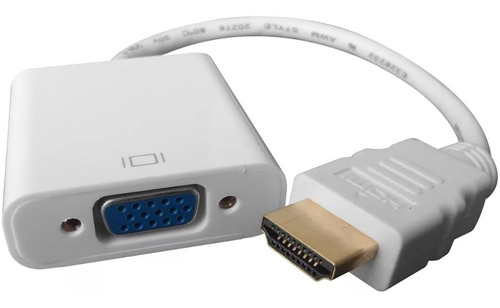 Cable Adaptador Hdmi A Vga Conversor Apto Notebook Pc Audio