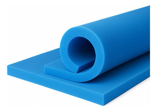 Lámina De Goma Espuma Azul De 6 Pulgadas / 2m X 1m Tapicería