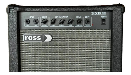 Amplificador Bajo Ross 35w Ecualizador Parlante 10