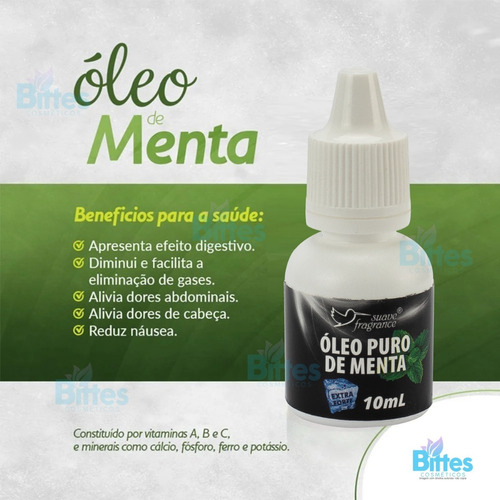  Óleo Puro Menta  Suave Fragrance Cosméticos