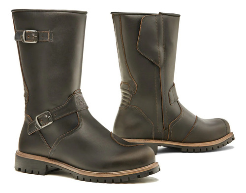 Botas Moto Adventure Clasicas Forma Eagle Marrones