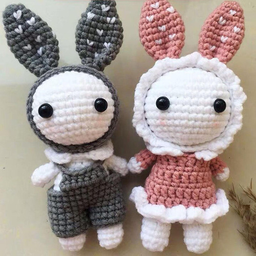 Kit De Ganchillo Conejo Crochet Craft Set Juguete De Tejer A