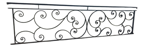 Baranda Balcon Y Escalera Estilo Antiguo Negro