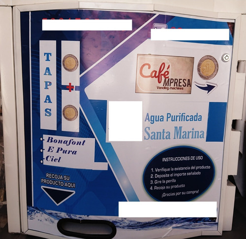 Expendedora Vending Tapas De Garafón 3 Slots Mecánica (Reacondicionado)