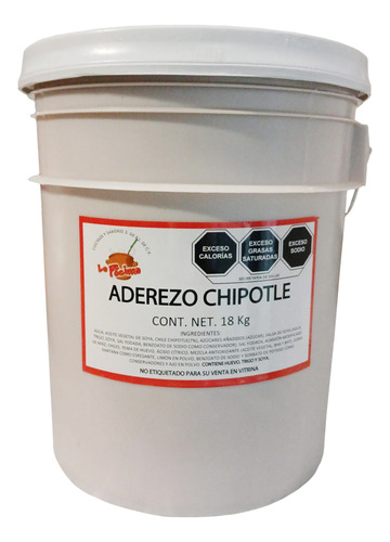 Aderezo Chipotle La Pócima 18 Kg