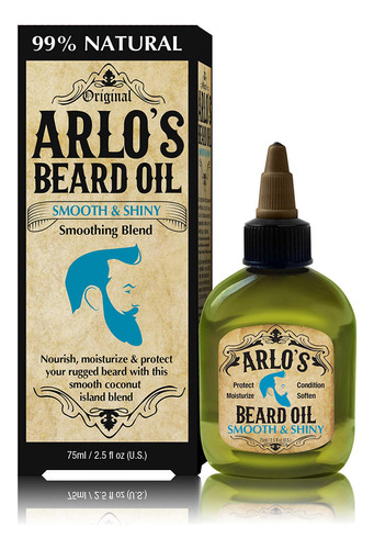 Arlo's Aceite De Barba Suave Y Brillante, 2.5 Onzas Arlos no aplica