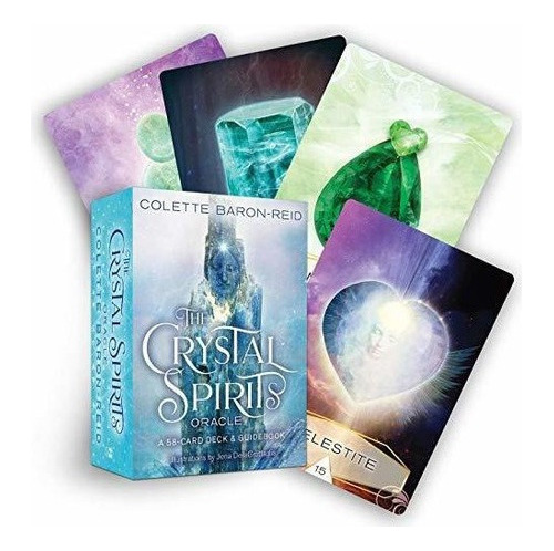 Oraculo De Espiritus De Cristal Una Baraja De 58 Cartas Y Un