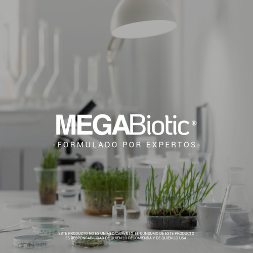 Probióticos y prebióticos 1 cepa 5 billones 30caps Megabiotic