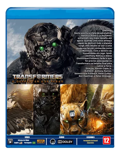 Dvd Filme: Transformers: O Despertar Das Feras (2023
