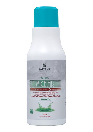 Shampoo Agua Micelar 300ml - Lattans