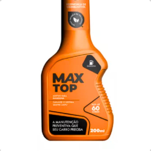 Caixa 12 Aditivo Max Top Bardahl 200ml Combustivel Gasolina