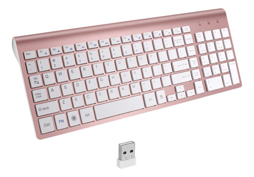 Máquina De Escribir Número Pad Instalación Oro Rosa
