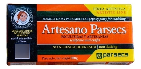 Masilla Artesano Parsecs Artesanias 500g 2 Componentes