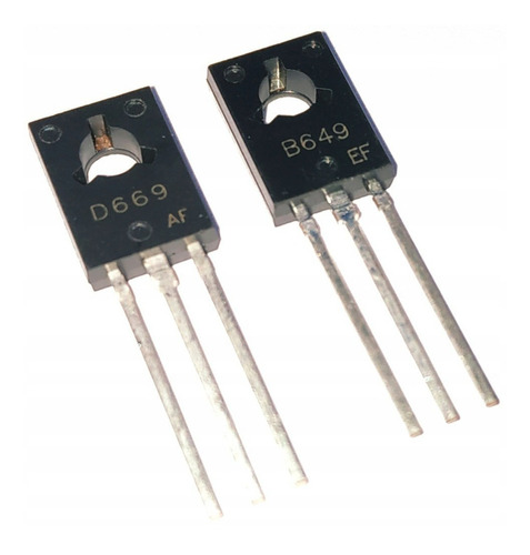 Transistor   2sd669 2db649 B649 D669  Pack 8 Unidades 