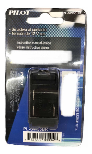 Interruptor Pilot Touch Led Switch 12v Universal P/ Adaptar
