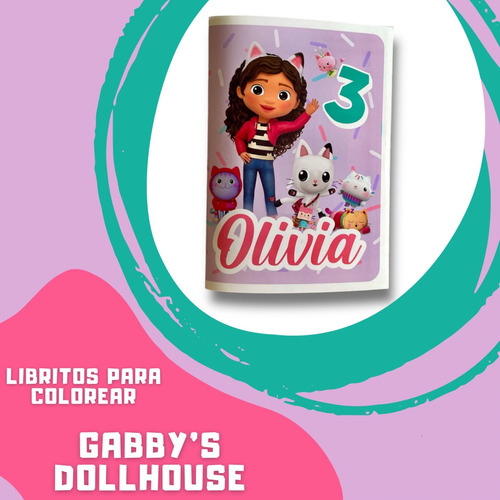 10 Libritos Colorear Personalizado Sorpresita Cumpleaños