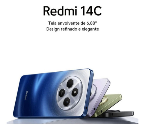 Xiaomi Redmi 14c 256gb 8ram + Fone E Relógio (brindes)