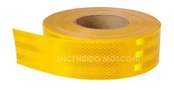 0,125 x 5 yd color amarillo Cinta reflectante de microprismas amarilla TapeCase 0.125-5-3431 