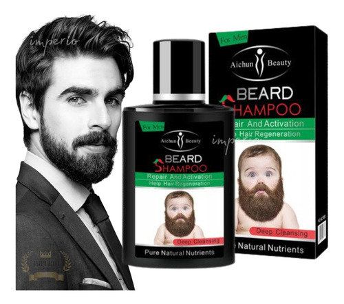 Shampoo Para Barba Instantaneo Hidrata, Nutre Y Suaviza