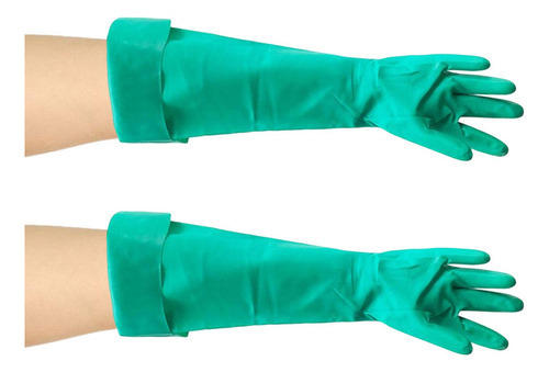 Guantes De Nitrilo Portátiles Resistentes Al 60 Cm Largo