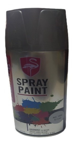 Pintura Spray-aerosol Plateado Alta Temperatura 450ml 