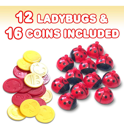 Juego De Mesa Gamie Ladybug Combinacion De Memoria
