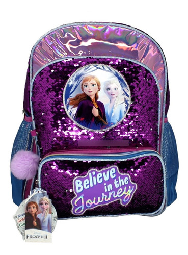 Mochila Frozen 2 Lentejuelas Marca Ruz 161997 Primaria 