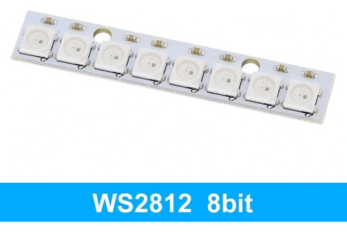 Modulo Rgb Ws2812 Neopixel 8 Bits Para Arduino X2