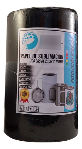 Rollo Papel Sublimacion O Sublimar 21cm X 100mt  Color Make