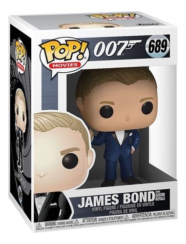 Funko Pop! James Bond - Daniel Craig #689 Caja Dañada 