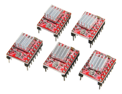 Gump's Grocery 5 Unidades A4988 Stepper Motor Driver Module