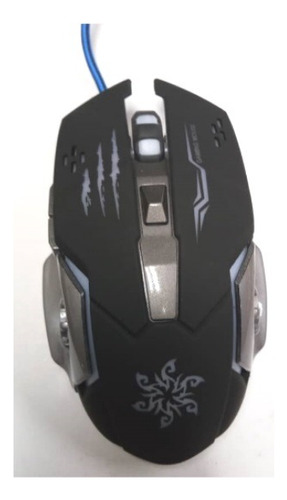 Mouse De Juego Gamer Alámbrico Usb Led 6 Botones