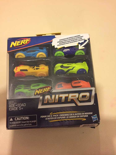 6 Coches Nerf Nitro