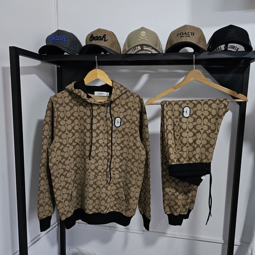 Conjunto Invierno Hombre Capucha Sudadera Y Pantalón Mlxl