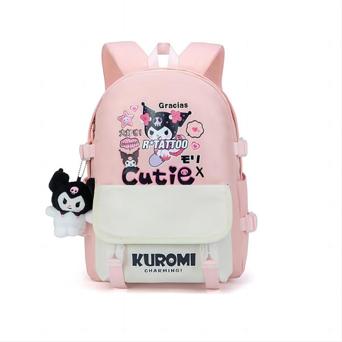 2023 Nueva Gran Oferta Niña Kuromi Linda Mochila 1-3 Grado L