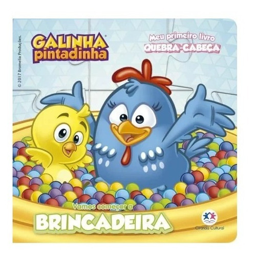 Imagem 5 de 6 de Livro Quebra Cabeça Educativo Infantil Galinha Pintadinha 2u