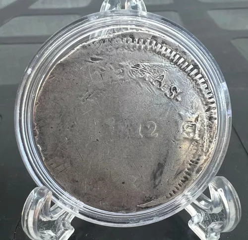 Moneda 4 Reales Sombrerete Vargas Guerra Independencia 1812