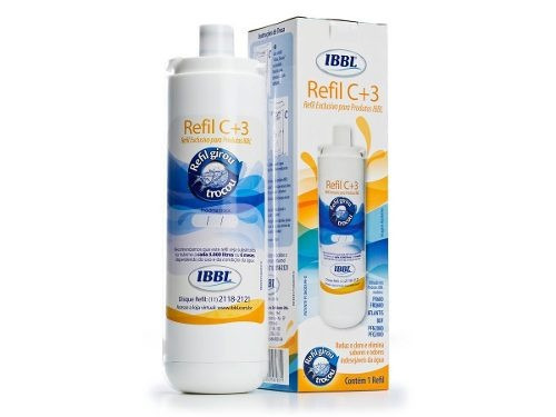 Refil Ibbl C+3 Filtro Purificador Água Atlantis Origin 2 Un