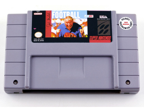 John Madden Football Original Super Nintendo Snes