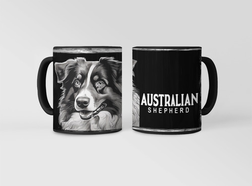 Taza Mágica Mascota Australian Shepherd Pastor Australiano