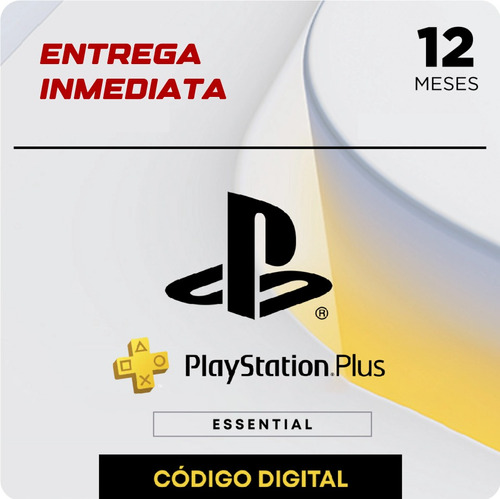 Tarjeta Playstation Plus Psn 1 Año 12 Meses / Envío Digital