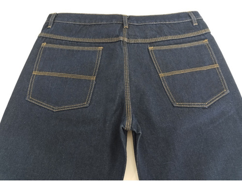 Imagen 3 de 8 de Jeans Tres Costuras Azul Oscuro Dama Y Caballero