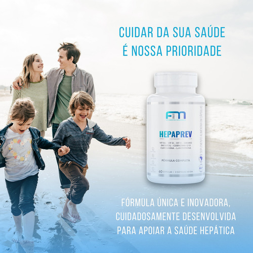 Hepaprev Fm Suplementos 60 Caps Sabor Sem sabor