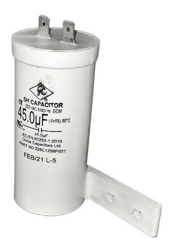 Capacitor 45 Uf Mfd Mf Para Lavadora Acros Easy Mabe Koblenz