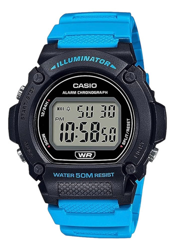 Casio Reloj Digital Modelo W219h-2a2v