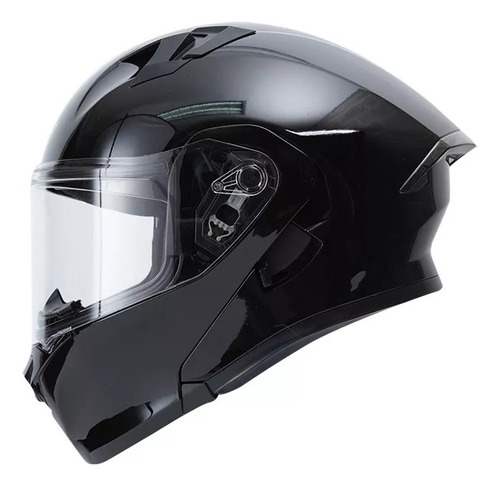 Casco Abatible Ich 3120 Solid Negro Brillante Visor Tr